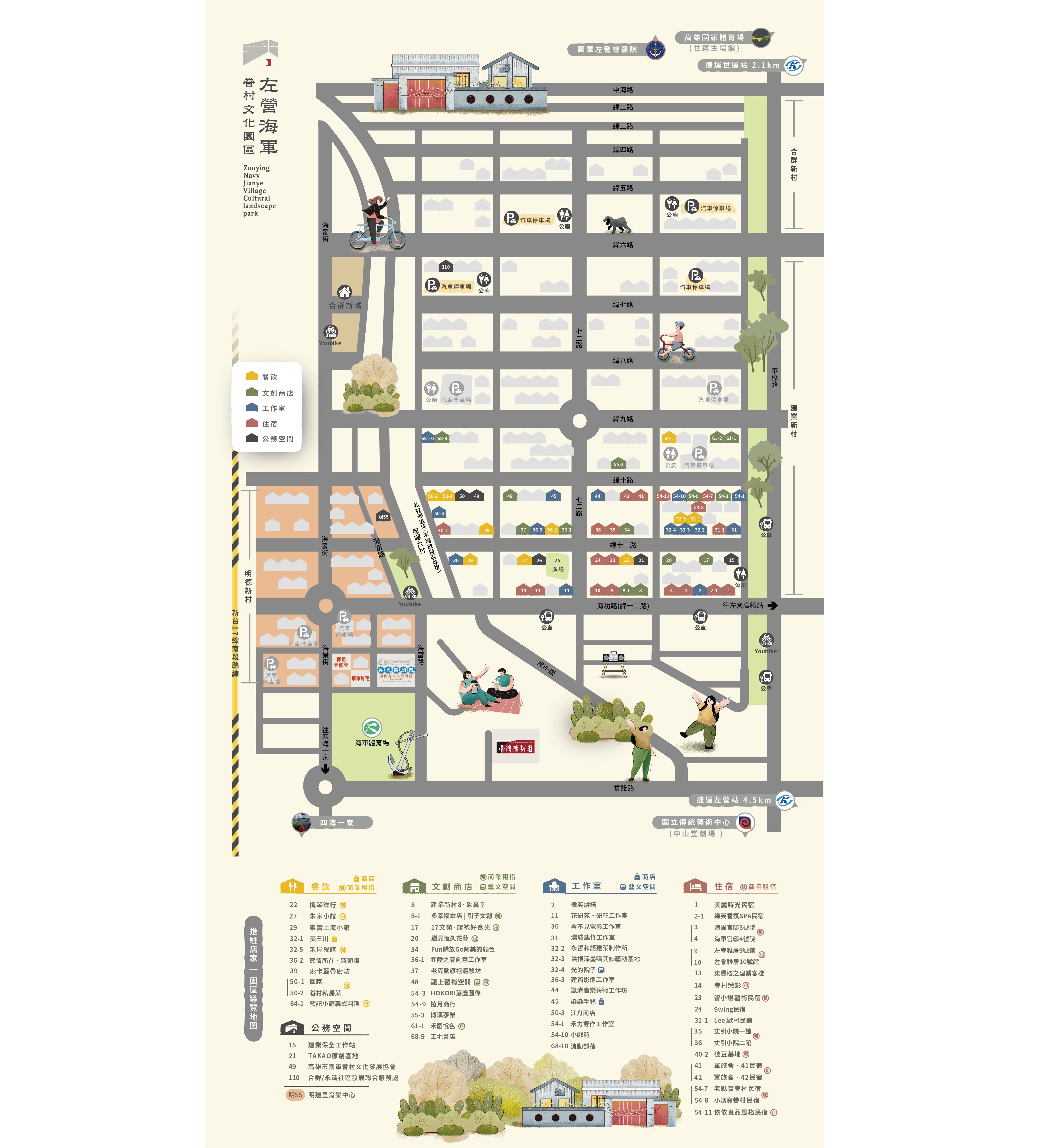 《左營海軍眷村》導覽地圖