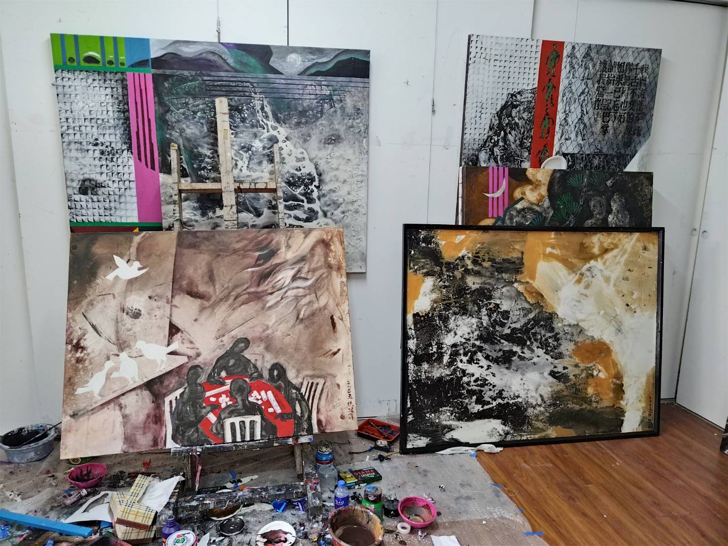 洪根深後水墨創作展